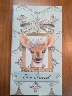Too Faced Light Blue Deer Princess Eyeshadow Palette -new No Box